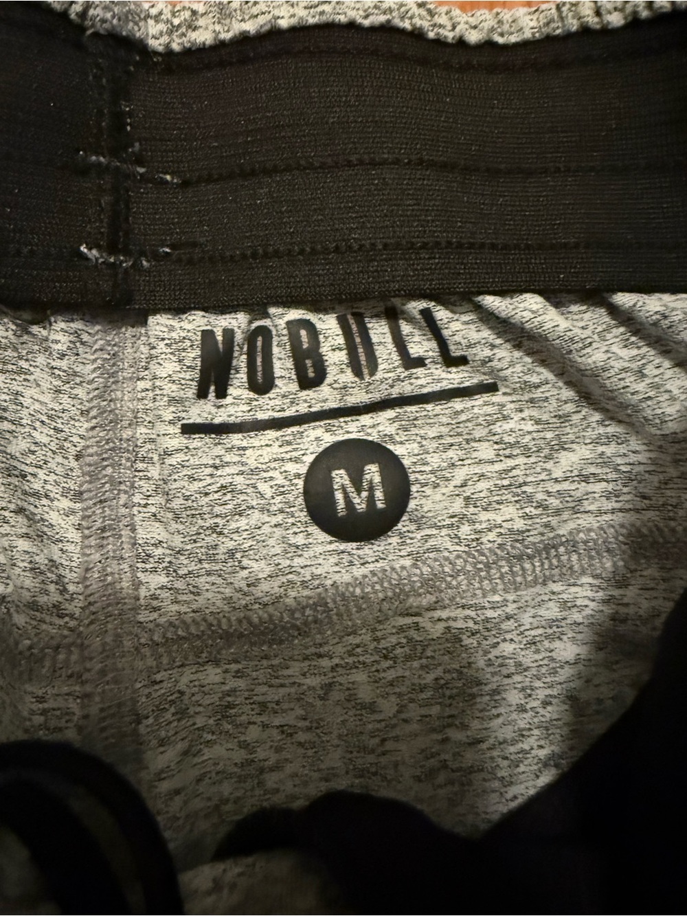 NOBULL Light Heather Grey Camo Athletic Shorts sz M - Picture 3 of 10